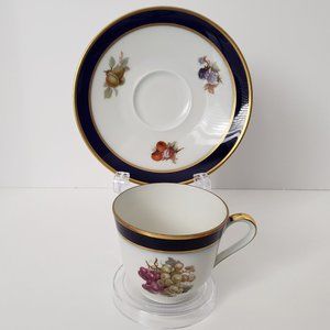 Echt Cobalt Porcelain German Cup & Saucer Set